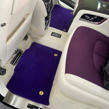 Bespoke Premium Top-Grain Cowhide Leather Floor Mats For Rolls-Royce | Made to Measure Handmade Fitment