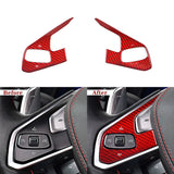 Corvette C8 Real Carbon Fiber Steering Wheel Button Trim Cover (2020–2024)