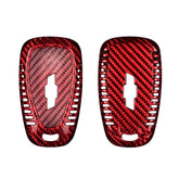 Real Carbon Fiber Key Fob Cover for Chevy Camaro (2016–2024)