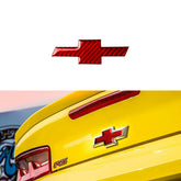 Carbon Fiber Exterior Bowtie Emblem Covers for Camaro (2016–2024)