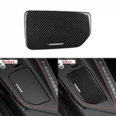 Corvette C8 Carbon Fiber Center Console Cup Holder Lid Cover (2020–2024)
