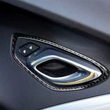 Carbon Fiber Interior Door Handle Overlays for Chevy Camaro (2016–2024)