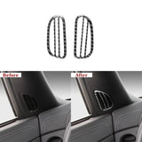 Carbon Fiber A-Pillar AC Vent Trim Overlay (2pcs) for Corvette C6 (2005–2013)