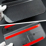 Seat Leon 2017-2020 Dry Carbon Fiber Fuel Tank Cap Cover Trim Exterior Fuel Door Overlay Accessory
