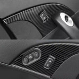 Carbon Fiber Door Lock Switch Frame Trim for Corvette C6 (2005-2013)