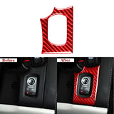 Carbon Fiber Ignition Start Button Surround Trim Overlay for Corvette C6 (2005–2013)