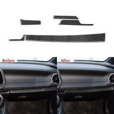 Revestimiento de salpicadero inferior de fibra de carbono para Chevy Camaro (2016–2024)