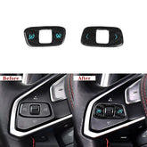 Corvette C8 Real Carbon Fiber Steering Wheel Roller Control Trim Cover (2020–2024)