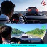 Smart HUD Display for Tesla Model 3/Y – Optical Dashboard Projection Screen