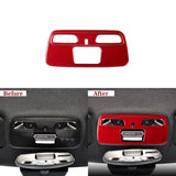Carbon Fiber Overhead Dome Light Trim Overlay for Camaro (2016–2024)
