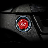 Carbon Fiber Engine Start/Stop Button Cover for Corvette C8 (2020–2022) – Black, Red, or Blue