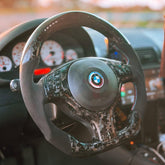 Carbon Fiber Steering Wheel with LED Display OEM Upgrade - BMW E46 M3, M5 E39, X5 E53, X3 E83, M Performance Models