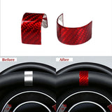 Corvette C8 Carbon Fiber Steering Wheel Racing Stripe Covers (2020–2024)