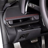 Corvette C8 Carbon Fiber Dash Chrome Trim Cover Kit (2020–2023)
