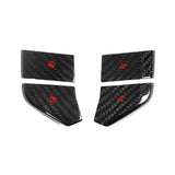 Carbon Fiber Steering Wheel Volume Button Covers for Corvette C8 (2020–2024)