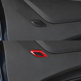 Carbon Fiber Small Door Speaker Trim Covers Fit for Camaro (2016–2024)