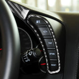 Carbon Fiber Gauge Cluster Surround Trim Overlay (3pcs) for Corvette C6 (2005–2013)