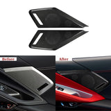 Corvette C8 Real Carbon Fiber Door Speaker Trim Covers (2020–2024)