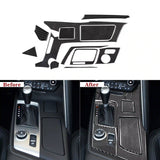 Carbon Fiber Center Console Overlay Kit (11pcs) for Corvette C7 (2014–2019)