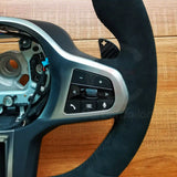 BMW G Series Full Alcantara Steering Wheel – Fits 5/6/7/8 Series (G30–G38, F90 M5, F91–F93 M8, G32, G11–G16, X3–X7)
