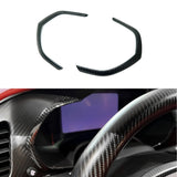 Carbon Fiber Gauge Bezel Chrome Delete Cover for Corvette C7 (2014–2019)