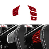Corvette C8 Real Carbon Fiber Steering Wheel Button Covers (2020–2024)