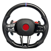 2025 BMW M4 CS G8X LCI Custom Steering Wheel Retrofit Kit - Carbon Fiber & LED Upgrade