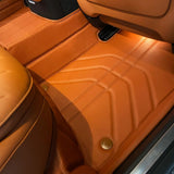 Bespoke Premium Top-Grain Cowhide Leather Floor Mats For Mercedes-Benz | Made to Measure Handmade Fitment