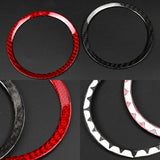 Carbon Fiber Steering Wheel & Airbag Chrome Delete Covers for Camaro (2016–2024)