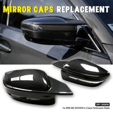 CarbonTailor™ Dry Carbon Fiber Replacement Mirror Caps for BMW G87 M2, G80 M3, G82/G83 M4, G42 M240i, G26 M440i & i4 M50