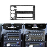 Carbon Fiber Radio & Navigation Panel Trim for Corvette C6 (2005-2013)