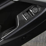 Cubiertas de fibra de carbono para interruptores de ventana para Chevy Camaro (2016-2024)