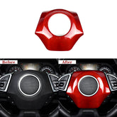 Real Carbon Fiber Steering Airbag Cover for Chevy Camaro (2016–2024)