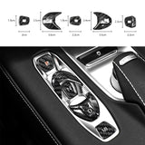 Corvette C8 Real Carbon Fiber Gear Shift Button Cover (2020–2024)