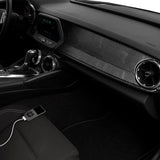 Carbon Fiber Passenger Dashboard Overlay Fit for Chevy Camaro (2016–2024)
