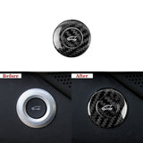 Carbon Fiber Trunk Release Button Cover for Camaro (2016–2024)
