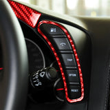 Carbon Fiber Gauge Cluster Surround Trim Overlay (3pcs) for Corvette C6 (2005–2013)