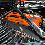 Carbon Fiber X Brace Engine Cover for Corvette C8 (2020–2025) – Stingray, Z51, Grand Sport, Z06 & ZR1