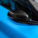 Corvette C8 Carbon Fiber Exterior Mirror Covers (2020–2023)
