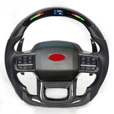 Custom Carbon Fiber LED Steering Wheel for 2021–2026+ Ford F-150 & Gen 3 Raptor