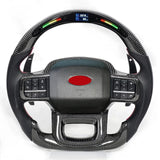 Custom Carbon Fiber LED Steering Wheel for 2021–2026+ Ford F-150 & Gen 3 Raptor
