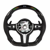 Configured BMW M Performance Steering Wheel with LED and Button Assembly – E/F Chassis Upgrade