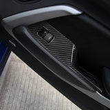Cubiertas de fibra de carbono para interruptores de ventana para Chevy Camaro (2016-2024)