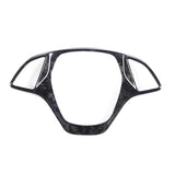 Carbon Fiber Steering Wheel Button Trim Cover for Corvette C7 (2014–2019)