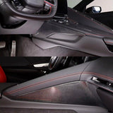 Corvette C8 Carbon Fiber Center Console Side Trim Covers (2020–2024)