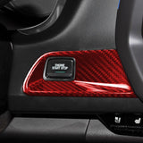 Carbon Fiber Start Stop Engine Button Surround Cover for Chevy Camaro (2016–2024)