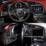 Driver Side Dashboard Carbon Fiber Overlay for Corvette C7 (2014–2019)