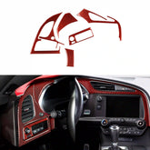 Driver Side Dashboard Carbon Fiber Overlay for Corvette C7 (2014–2019)