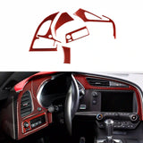 Driver Side Dashboard Carbon Fiber Overlay for Corvette C7 (2014–2019)