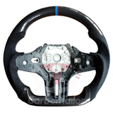 BMW G Series Custom Carbon Steering Wheel – Alcantara Center | Fits 5–8 Series, X3–X7, M5/M8